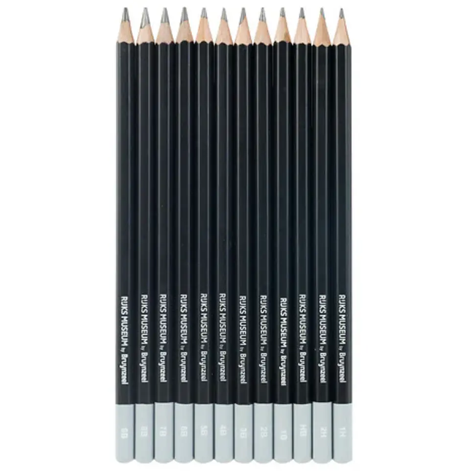 Lápices de Grafito Bruynzeel Rijks Museum – Set de 12 Gradaciones 2