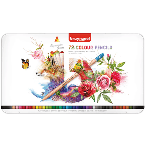 Lápices de Colores Bruynzeel Expression Set 72 Colores