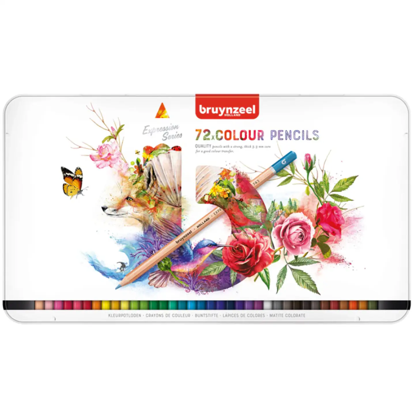 Lápices de Colores Bruynzeel Expression Set 72 Colores 1