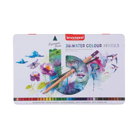 Lápices Acuarela Bruynzeel Expression - Set 36 Colores