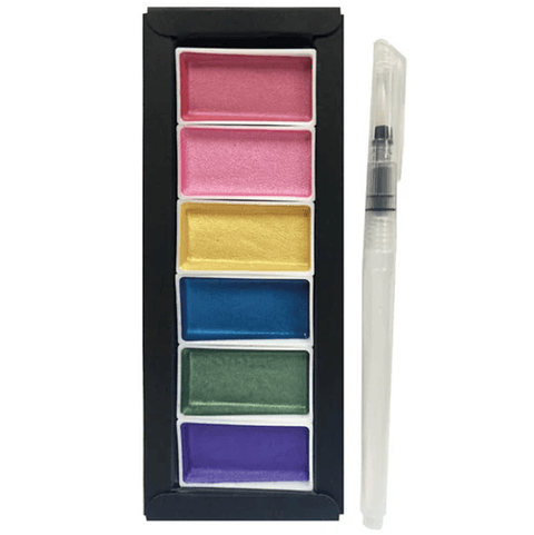 Acuarelas Metálicas Pastel Artel – Set de 6 Colores en Pastillas
