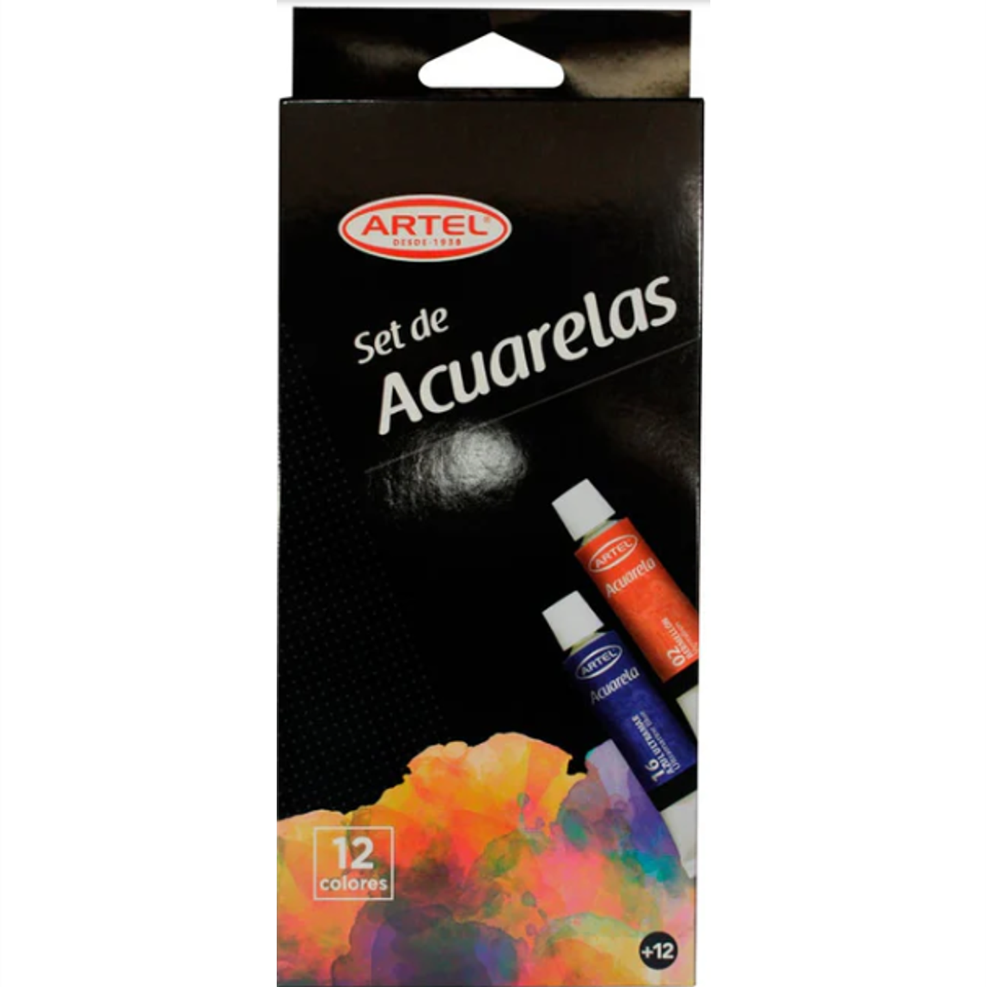 Acuarelas Artel – Set de 12 Colores en Tubo 1