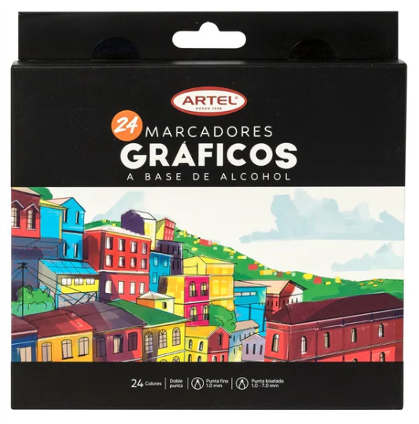Marcadores Gráficos a Base de Alcohol Artel - Set 24 Colores 1