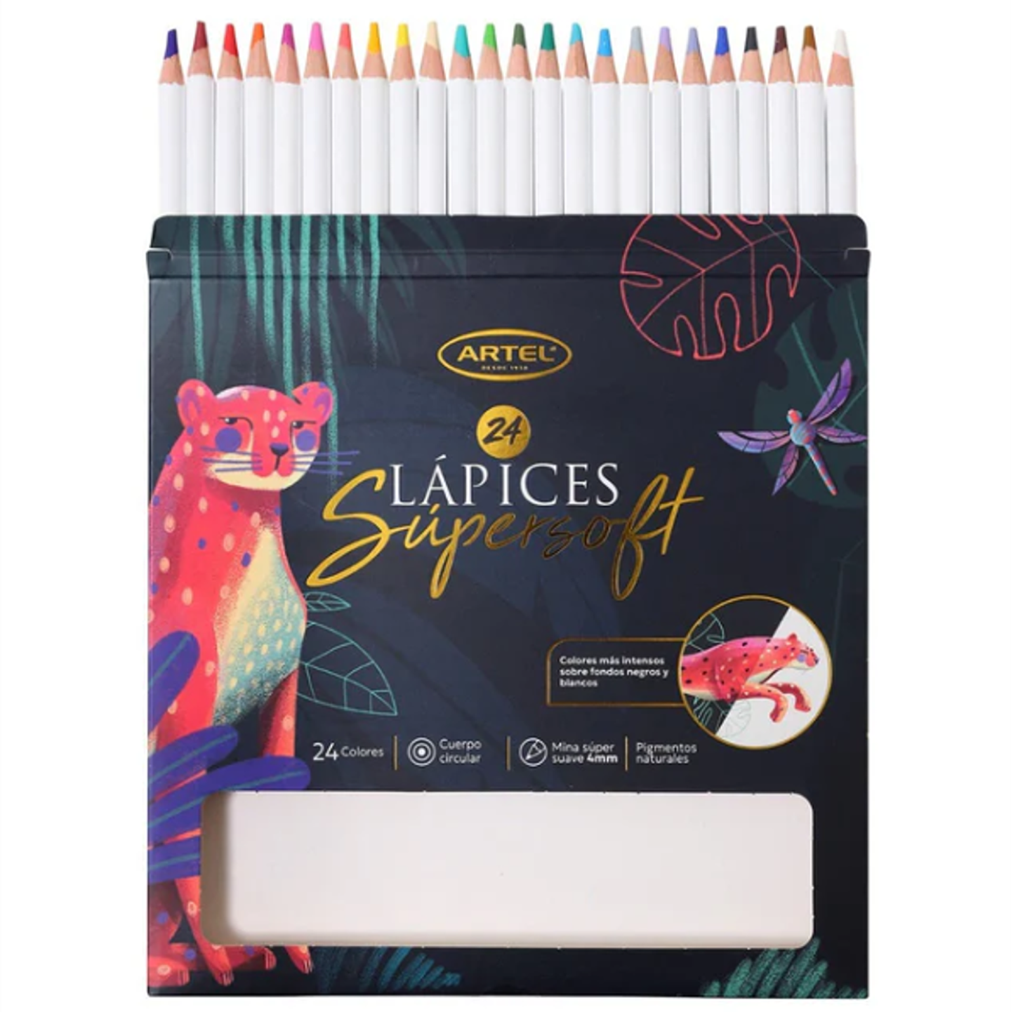 Lápices Supersoft Artel - Set 24 Colores 2