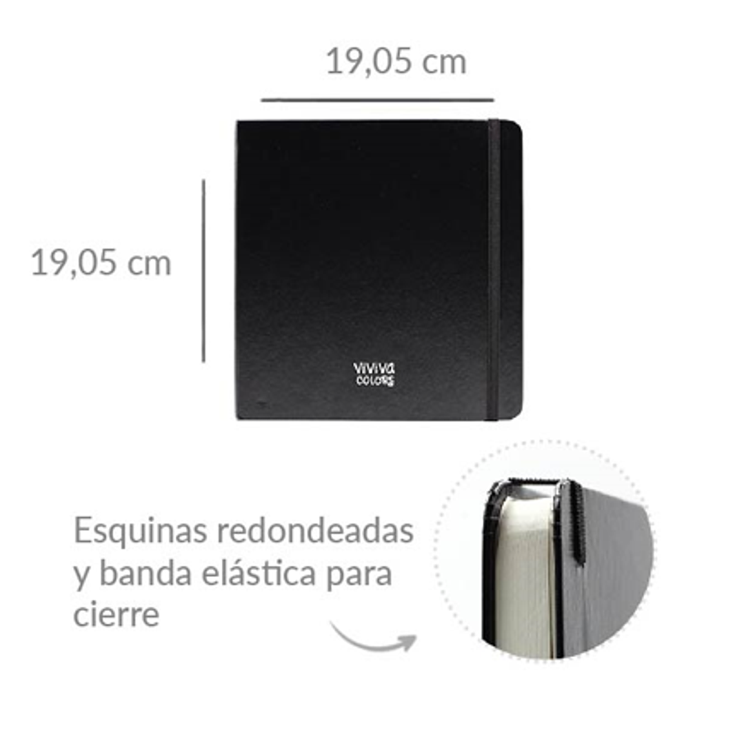 ⭐ Kit Acuarela Premium: Sketchbook 100% Algodón + Viviva Colors Pan 3