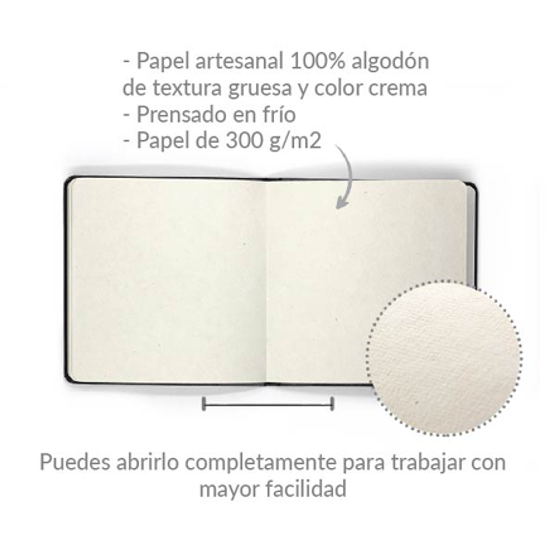 ⭐ Kit Acuarela Premium: Sketchbook 100% Algodón + Viviva Colors Pan 4