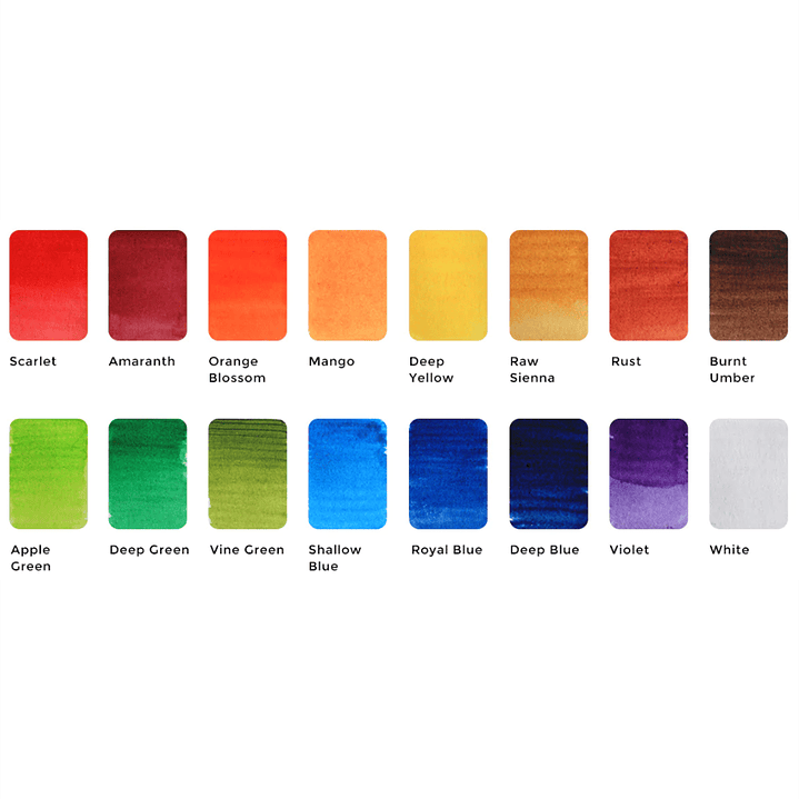 ⭐ Kit Acuarela Premium: Sketchbook 100% Algodón + Viviva Colors Pan 7