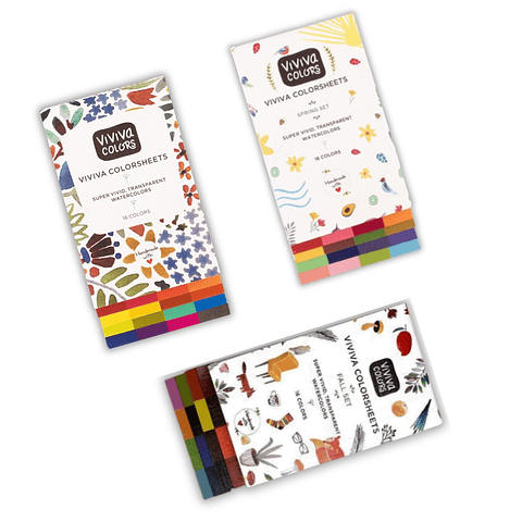 ⭐ Kit 3 Sets Viviva Colorsheets – Original, Primavera y Otoño