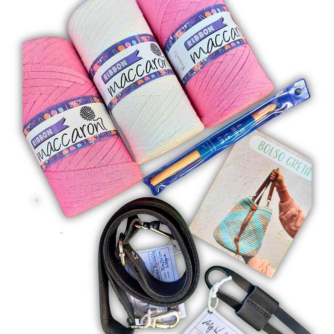 ⭐ Kit Bolso Greta - Para Tejer a Crochet 1