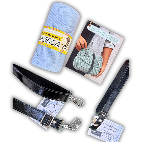 ⭐ Kit Cartera Teresa – Para Tejer a Crochet