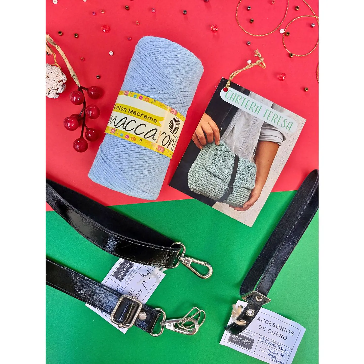 ⭐ Kit Cartera Teresa – Para Tejer a Crochet 2