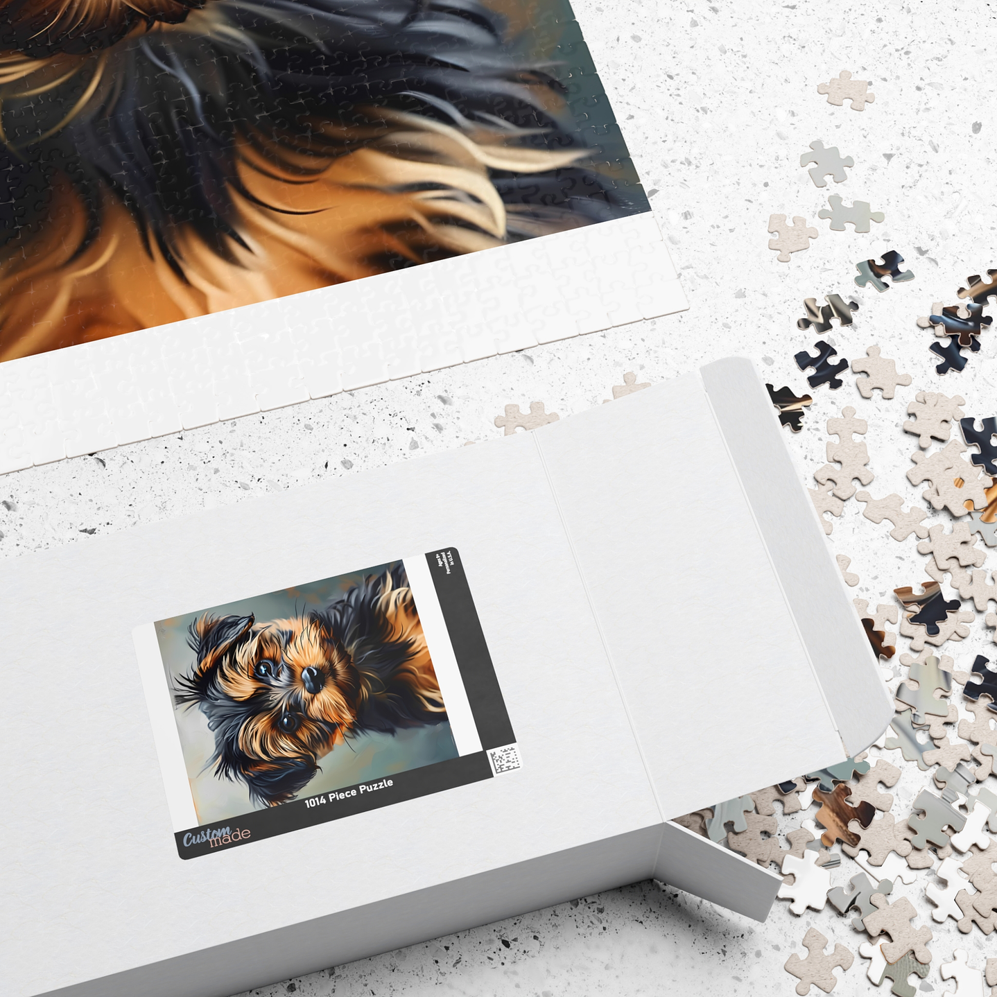 Piece Together the Cuteness with the Adorable Yorkshire Terrier Puppy Puzzle!