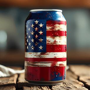 Freedom Soft Drink: USA Motif Puzzle