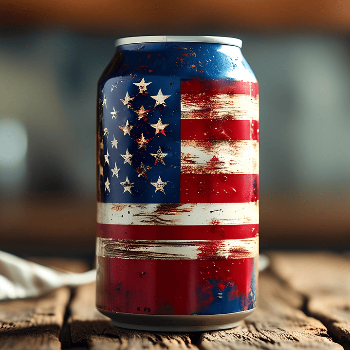 Freedom Soft Drink: USA Motif Puzzle 1