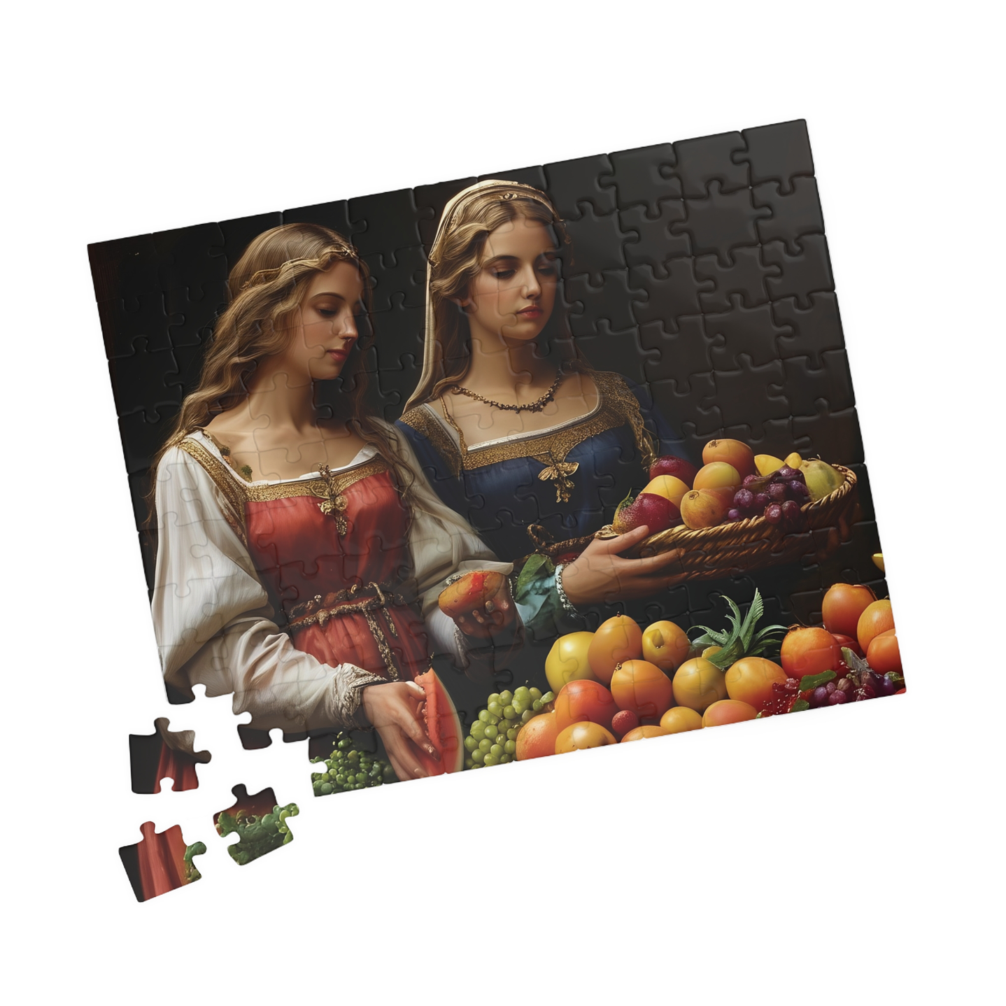 Market Merriment: Medieval Fruit Sellers Puzzle 4