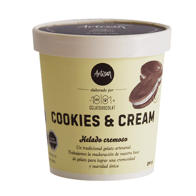 Helado Cookies And Cream