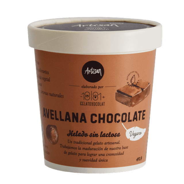 Helado Avellana Chocolate - Base Vegetal