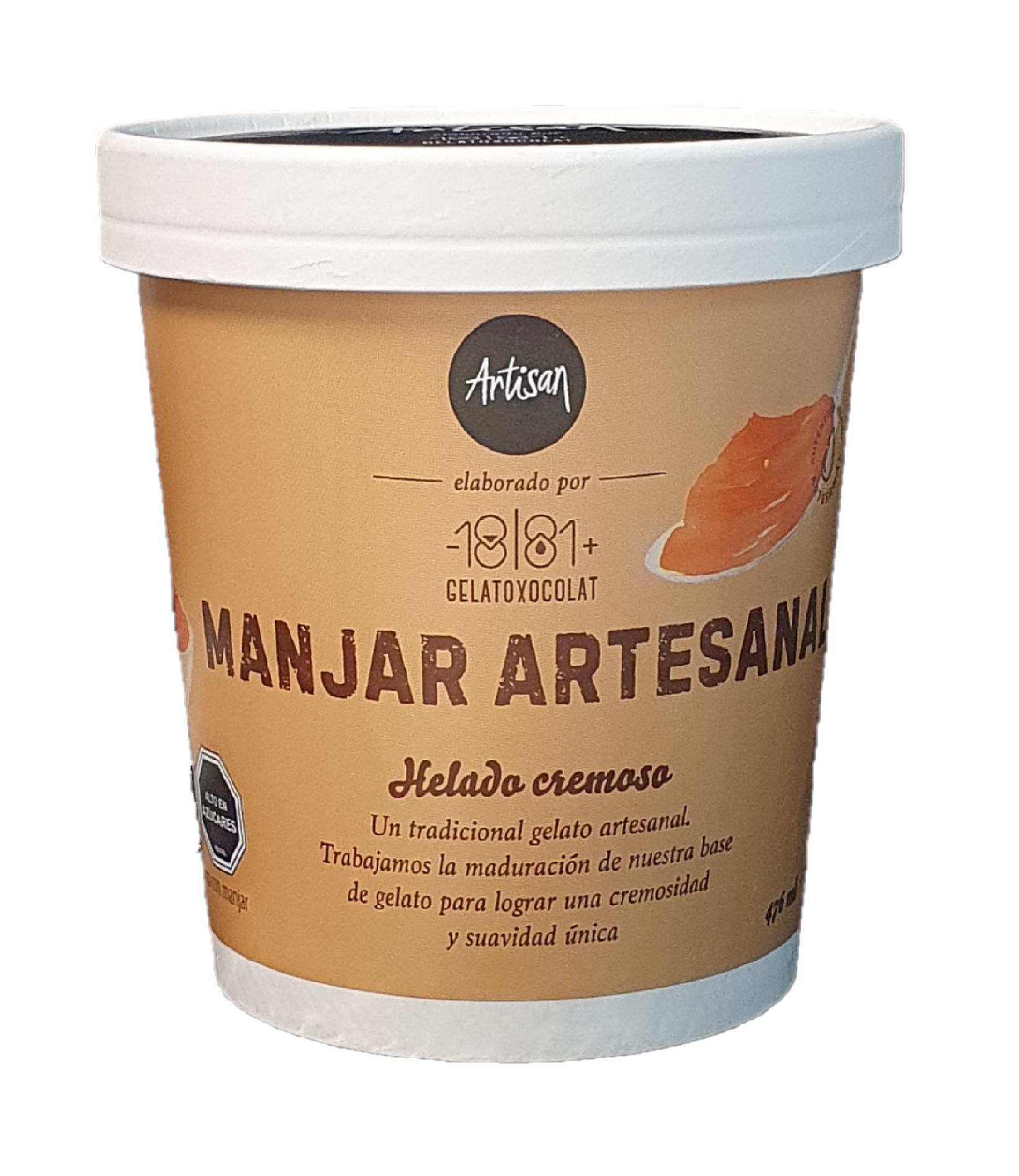 Helado Manjar Artesanal
