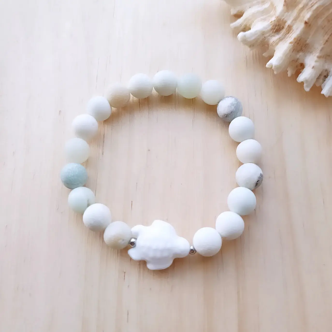 Pulseira de Amazonita com Tartaruga 3