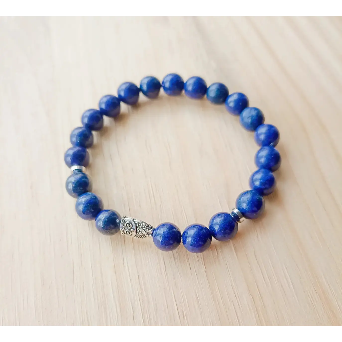 Pulseira de Lápis Lazuli com Mocho 1