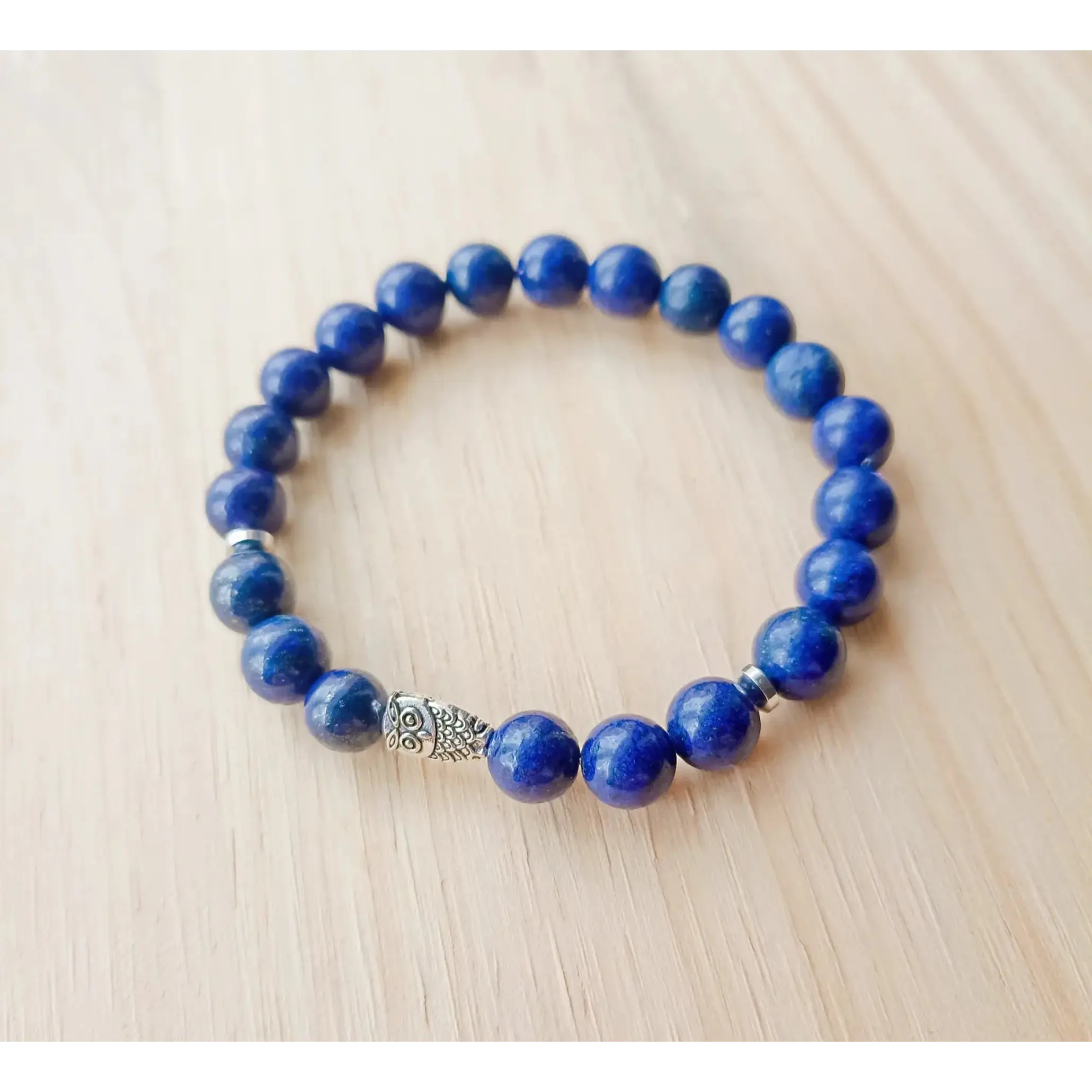 Pulseira de Lápis Lazuli com Mocho 1