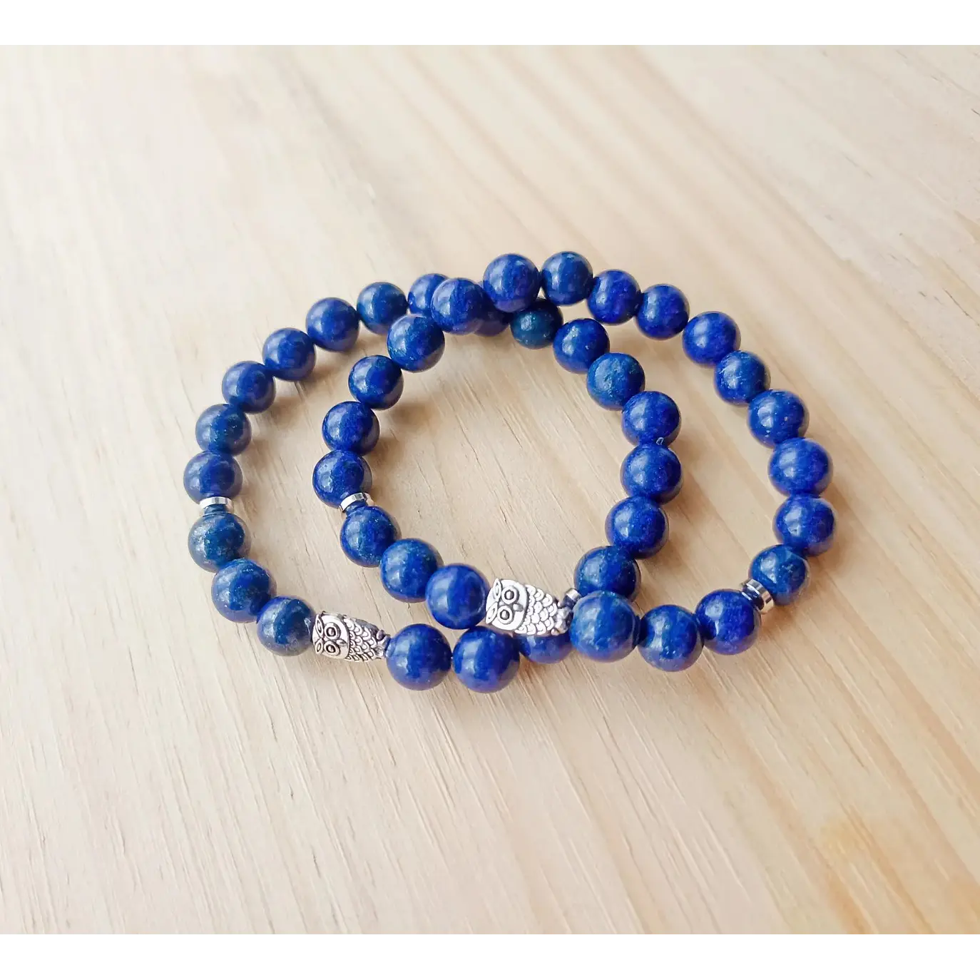 Pulseira de Lápis Lazuli com Mocho 3