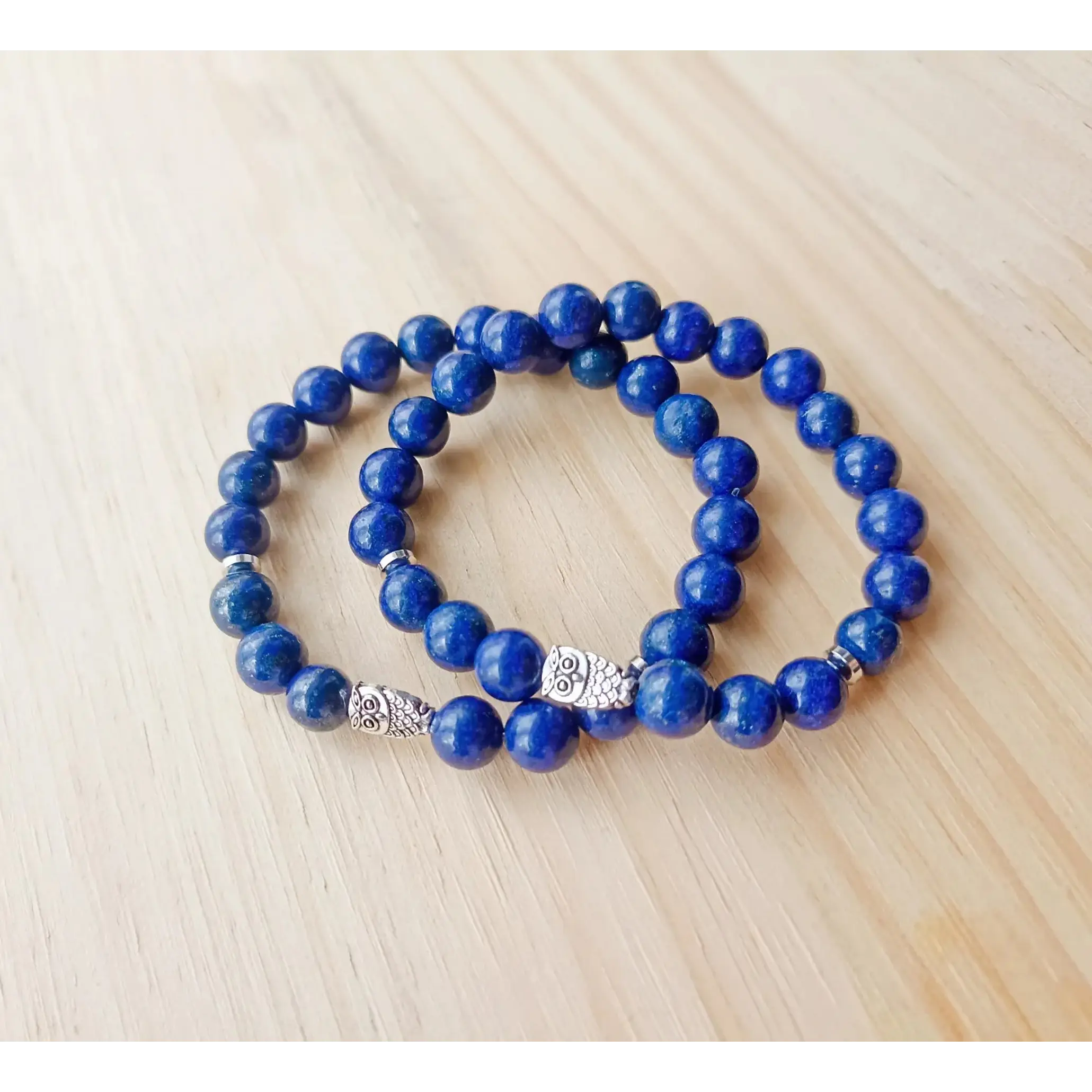 Pulseira de Lápis Lazuli com Mocho 3