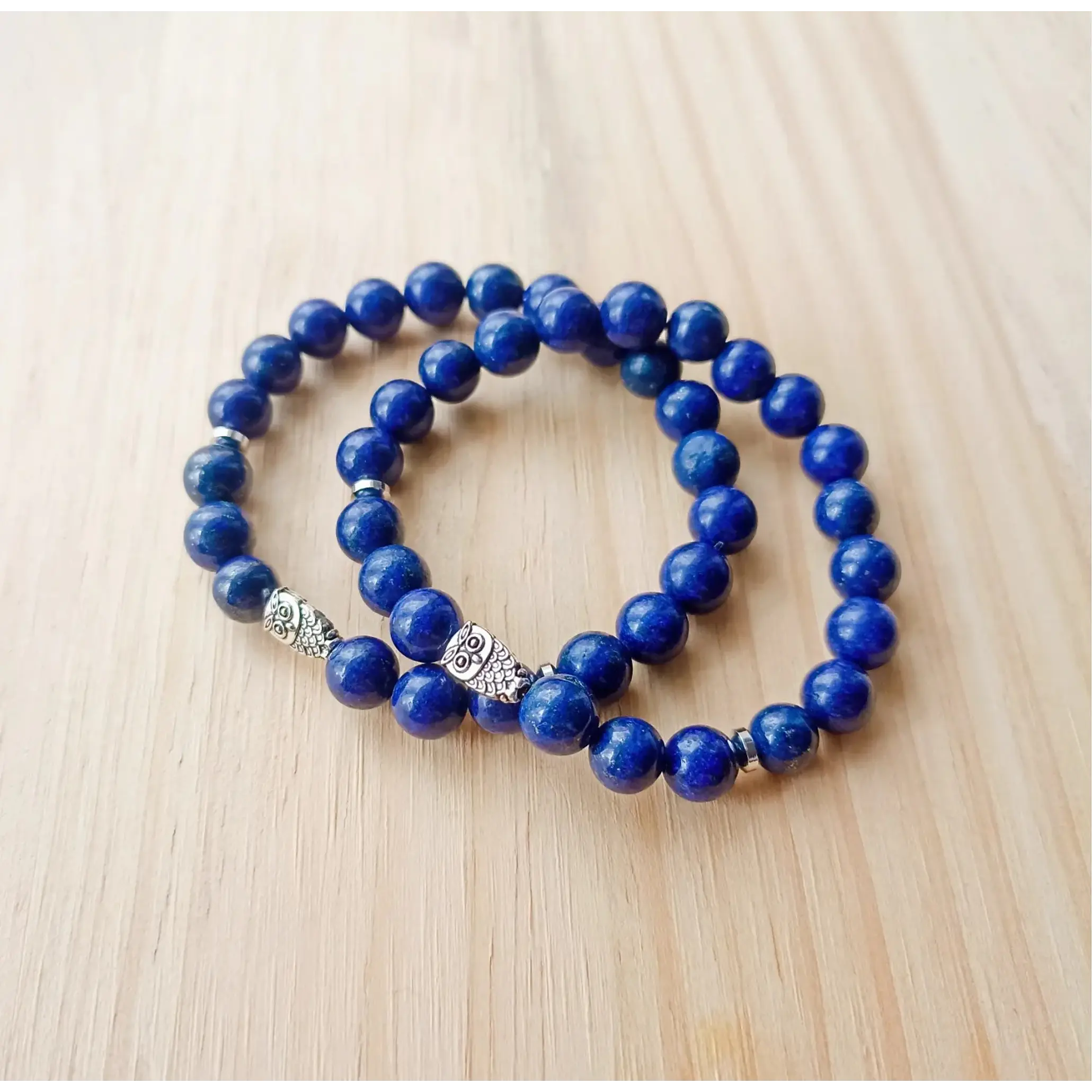 Pulseira de Lápis Lazuli com Mocho 4