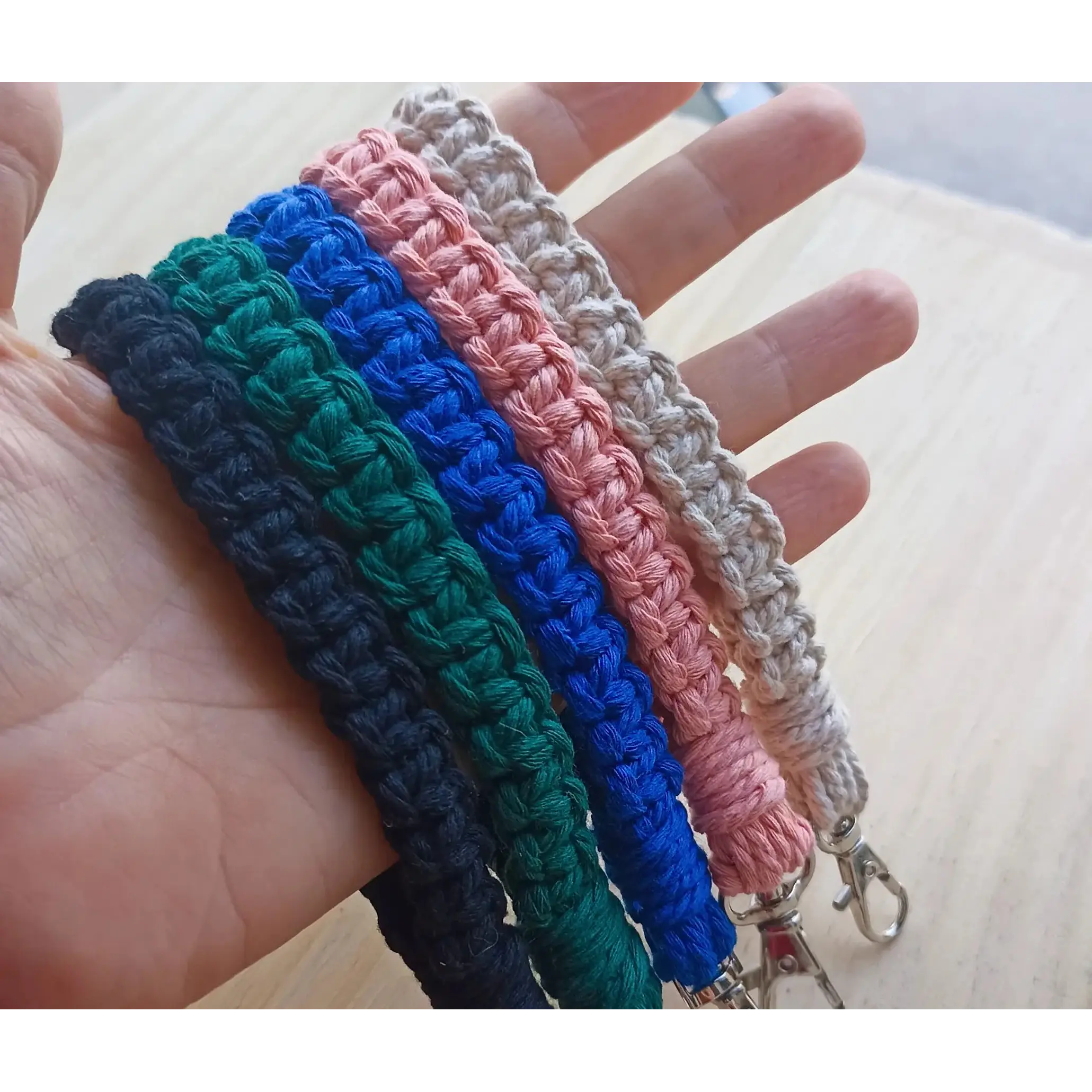 Porta-chaves/Wristlet macramé 4