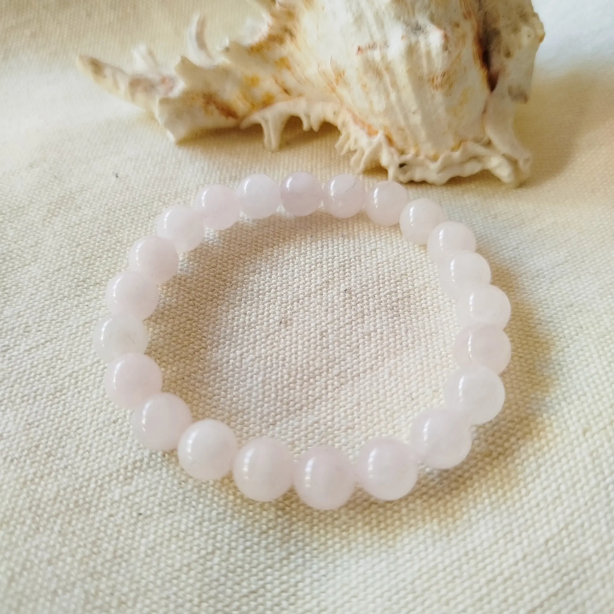 Pulseira com Quartzo Rosa 2