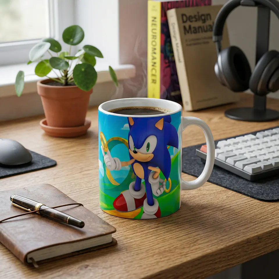Taza 11oz - Diseño Sonic Classic 4