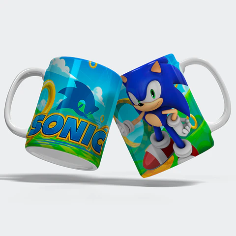 Taza 11oz - Diseño Sonic Classic