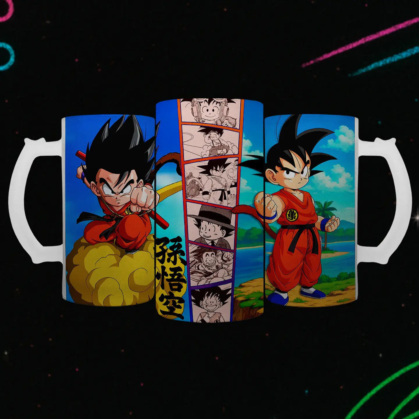 Shopero 500ml - Diseño Goku niño 2
