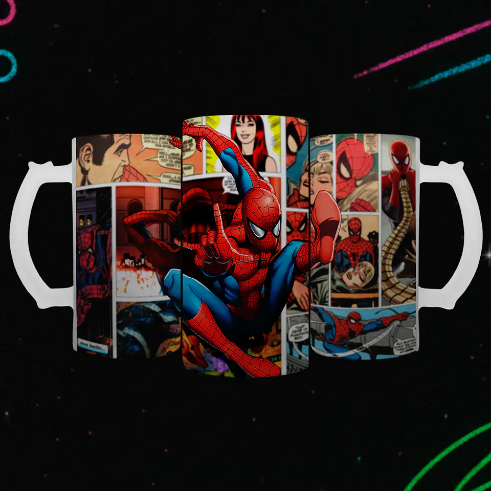 Shopero 500ml - Diseño Spiderman Comic 2