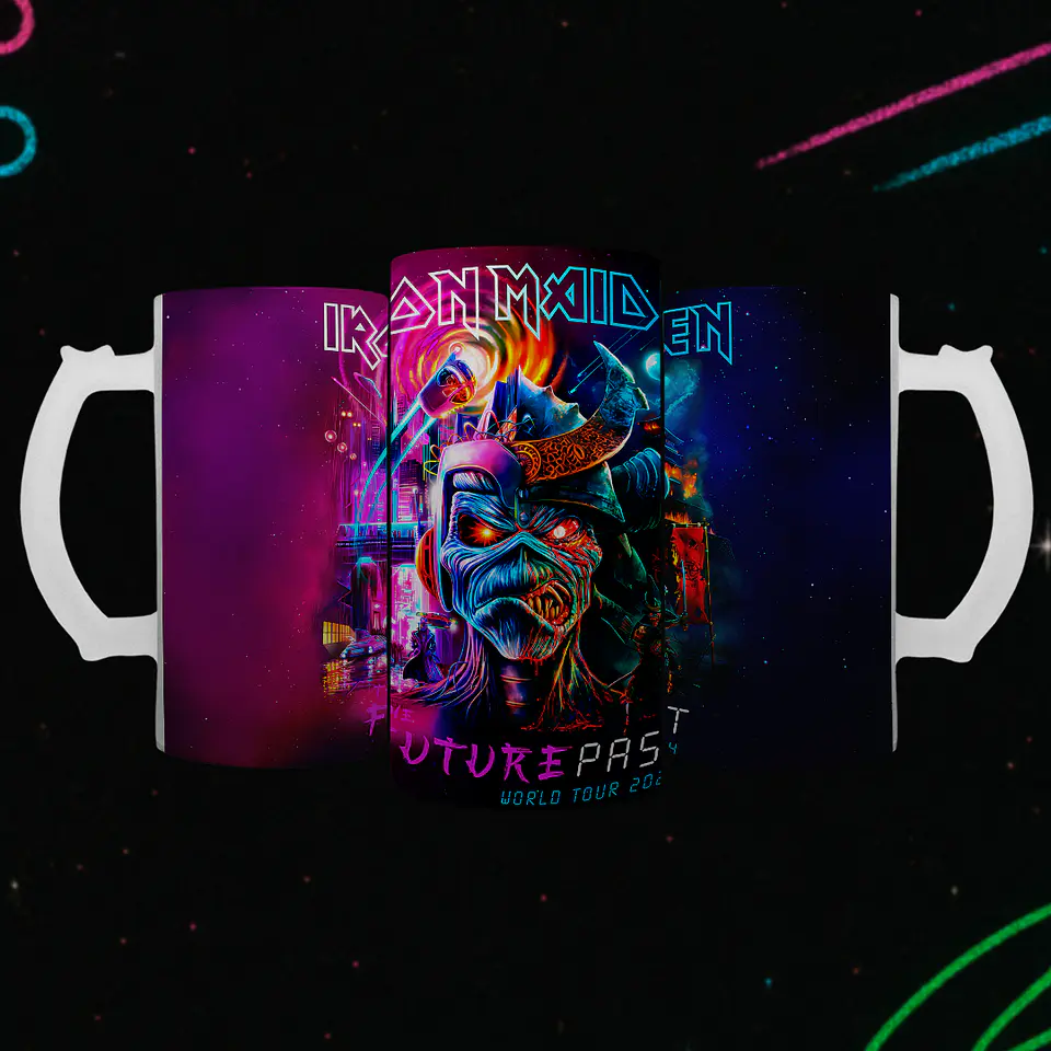 Shopero 500ml - Diseño Iron Maiden Future Past 2