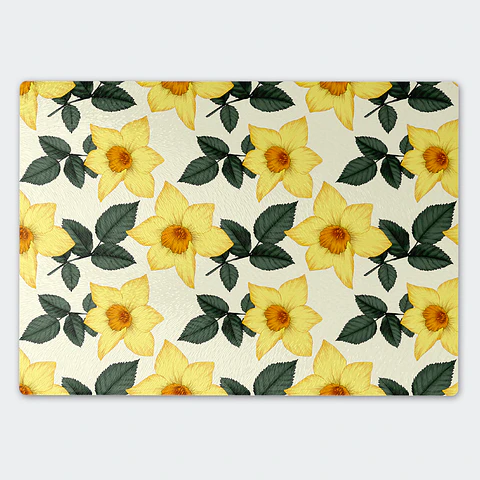 Tabla de cocina - Diseño Girasoles Vintage