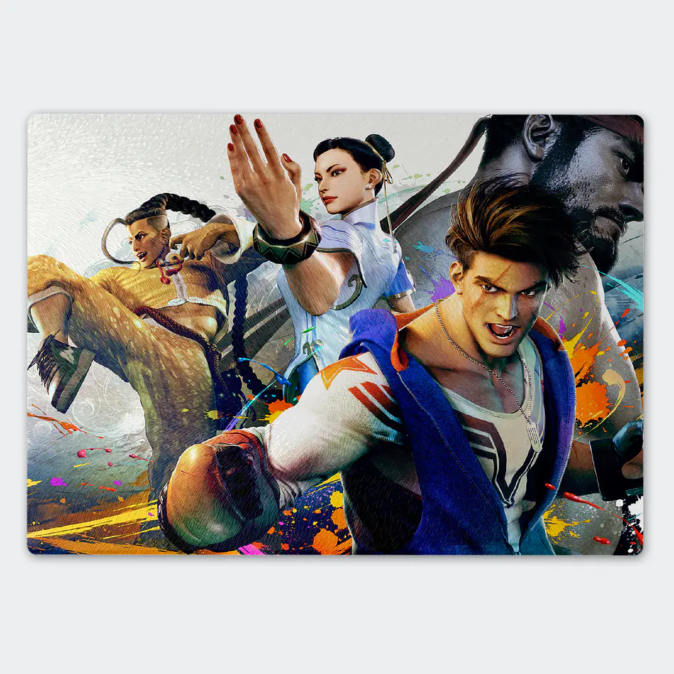 Tabla de cocina - Diseño Street fighter 6 1