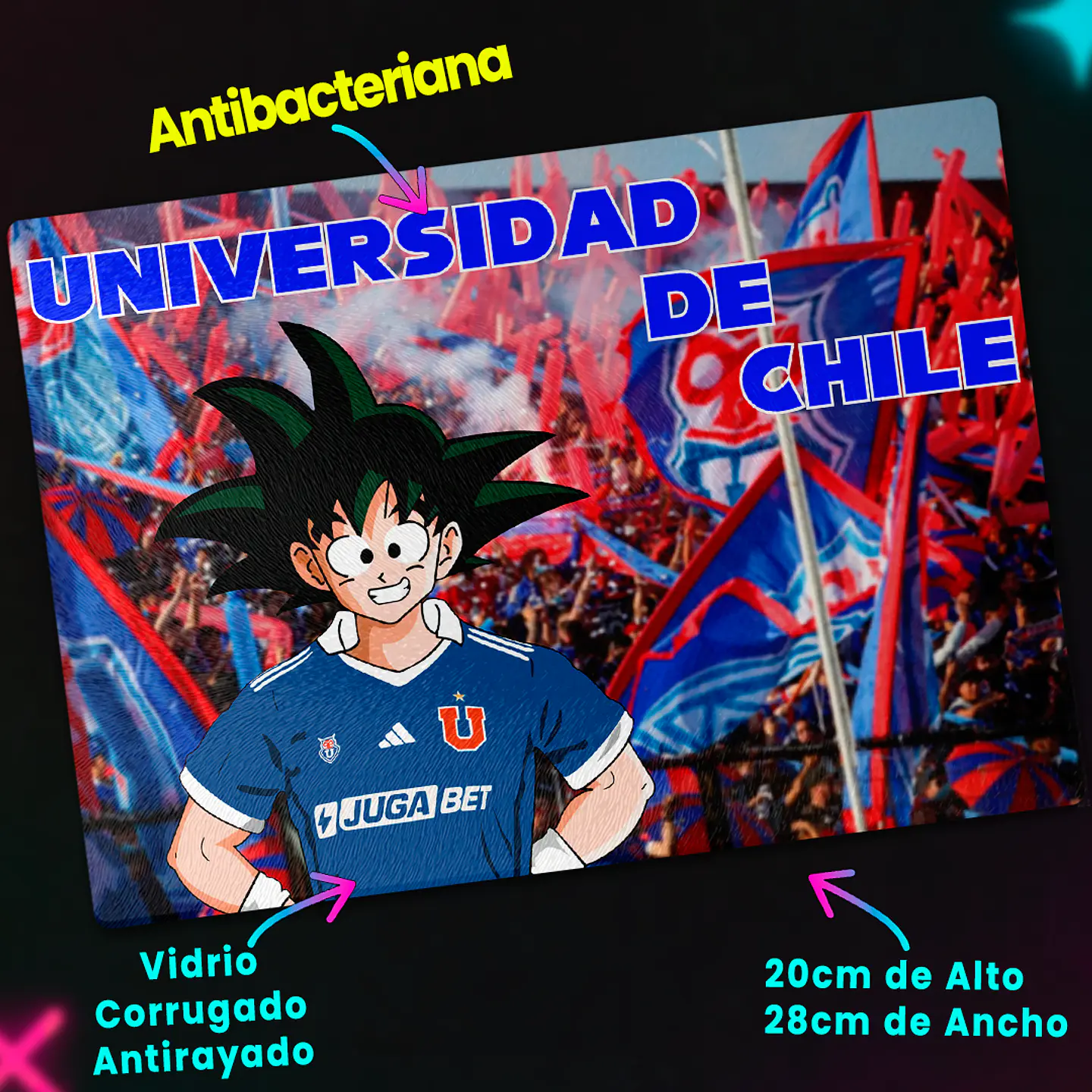 Tabla de cocina - Diseño Gokú Azul 2