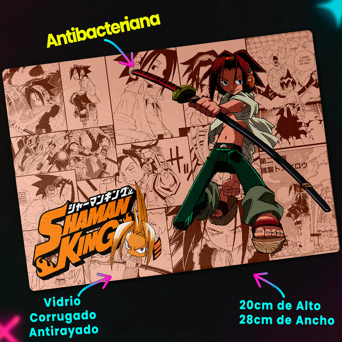 Tabla de cocina - Diseño Yoh Shaman king 2