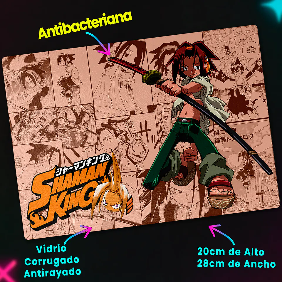 Tabla de cocina - Diseño Yoh Shaman king 2