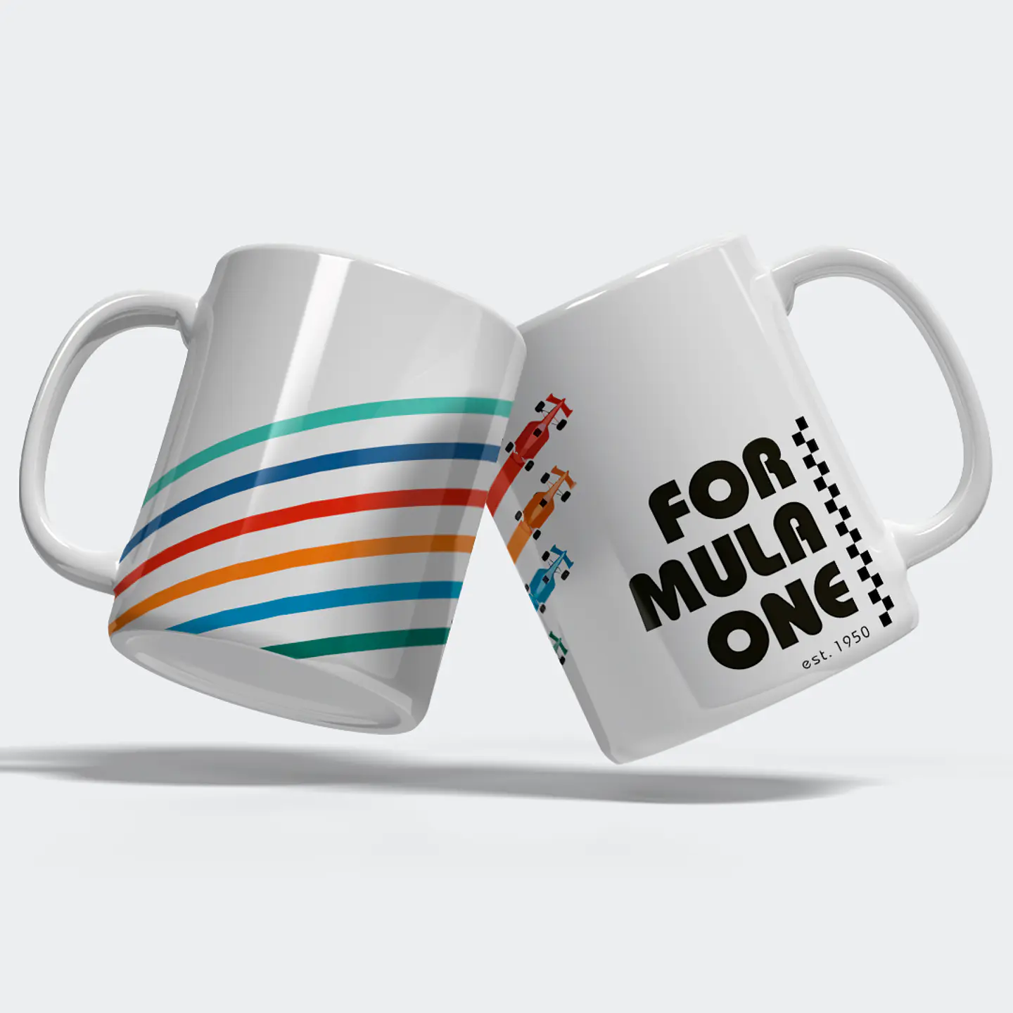 Taza 330ml - Diseño Fórmula One Retro 1