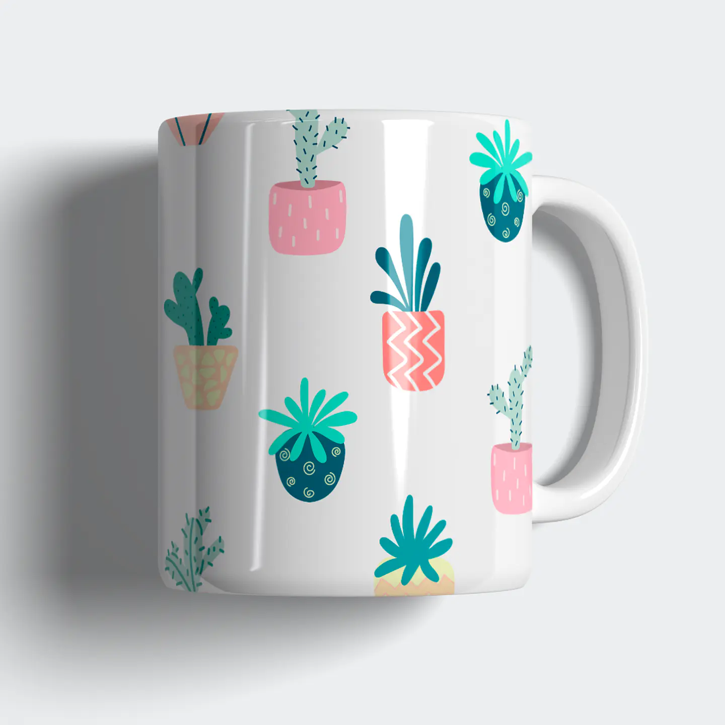 Taza 330ml - Diseño Cactus Pop 1