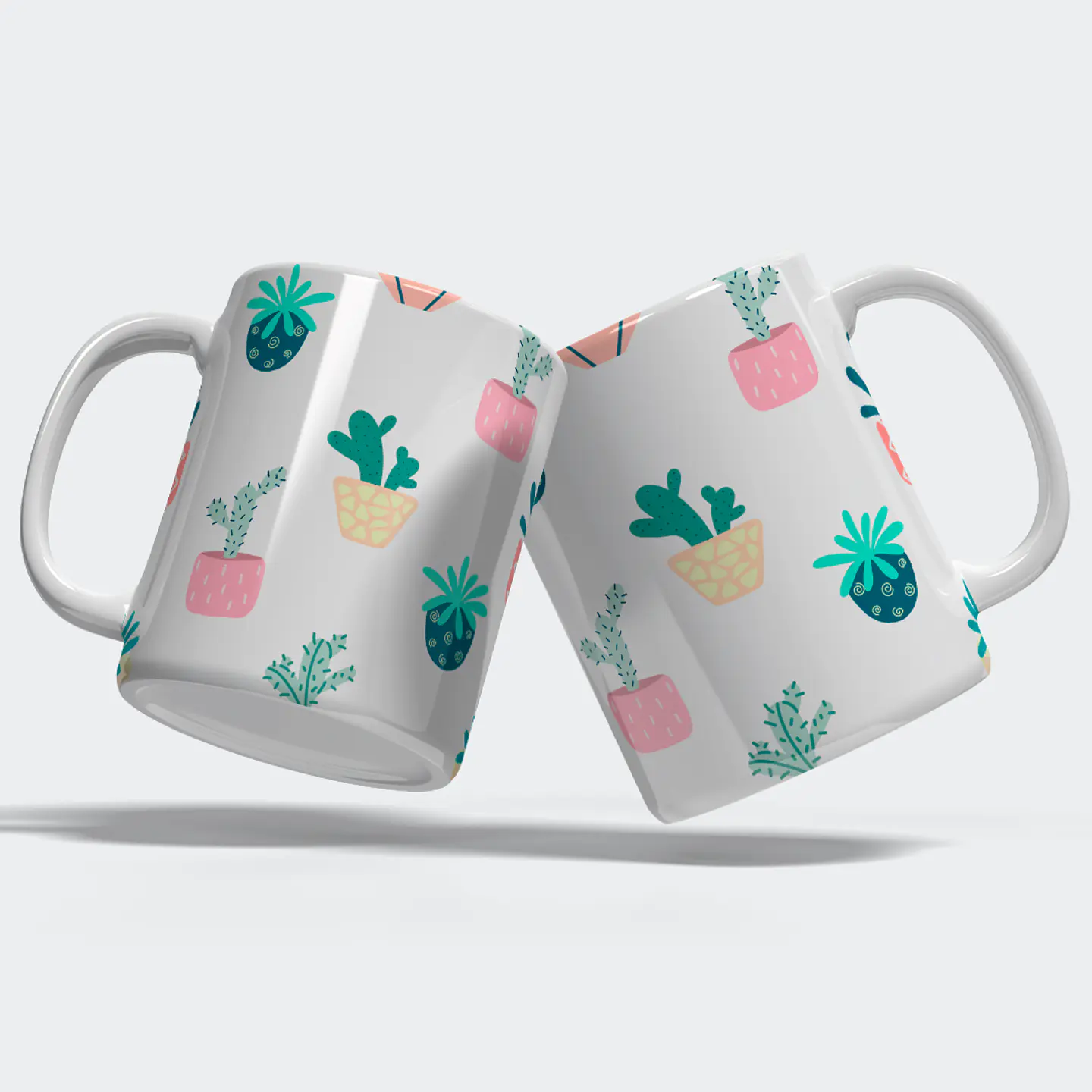 Taza 330ml - Diseño Cactus Pop 2