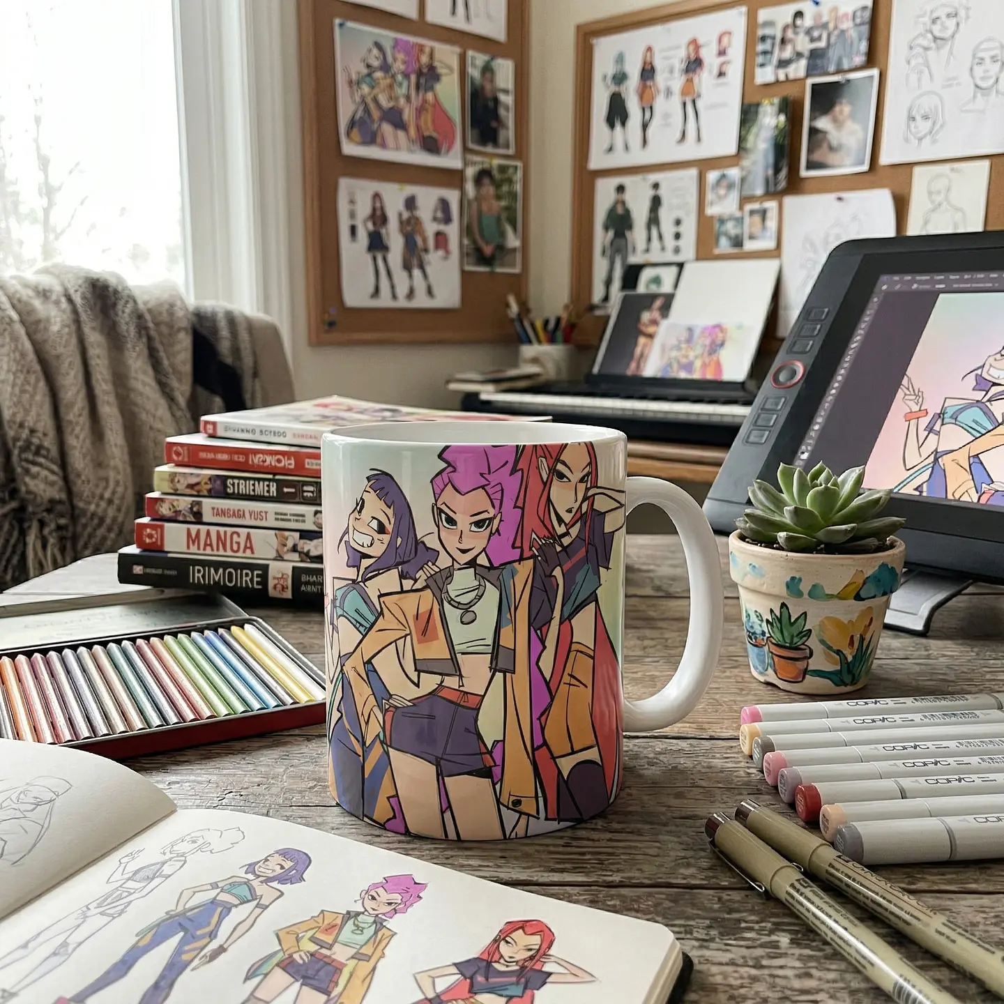 Taza 330ml - Diseño Huntrix Attitude 3