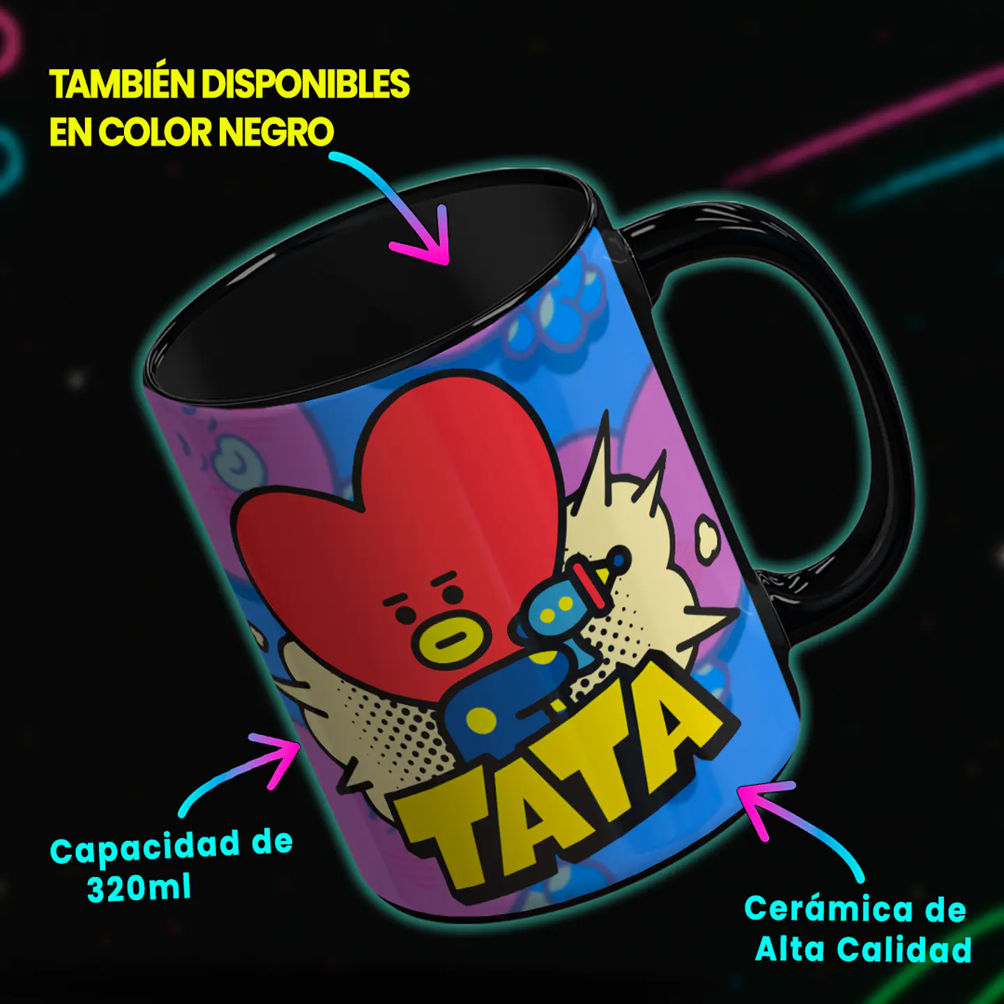 Taza 330ml - Diseño Tata Pop 4