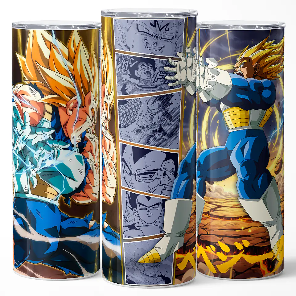 Vaso térmico 600ml - Diseño Vegeta Final Flash 3