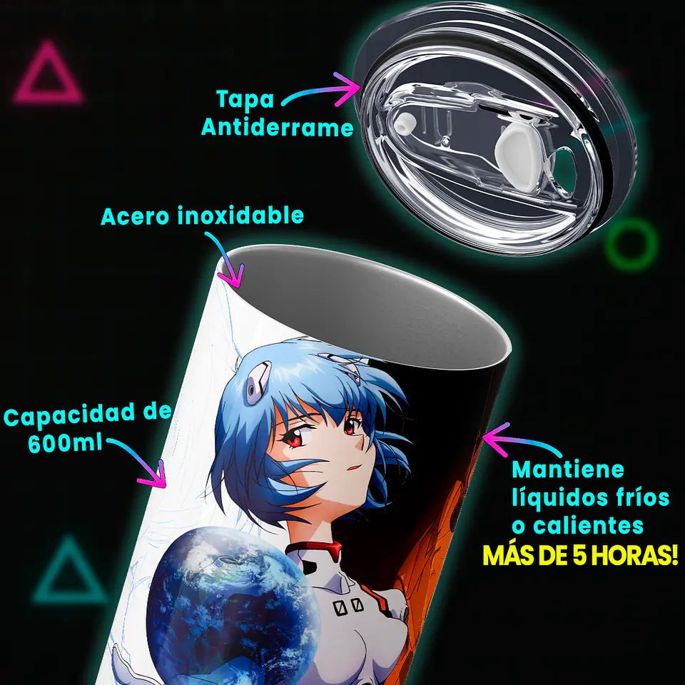 Vaso térmico 600ml - Diseño Rei Orbital 4