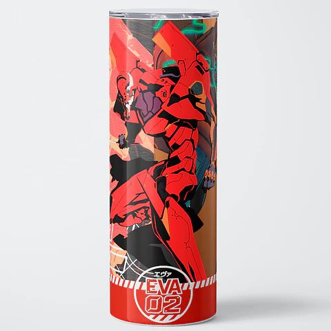 Vaso térmico 600ml - Diseño EVA Crimson Impact