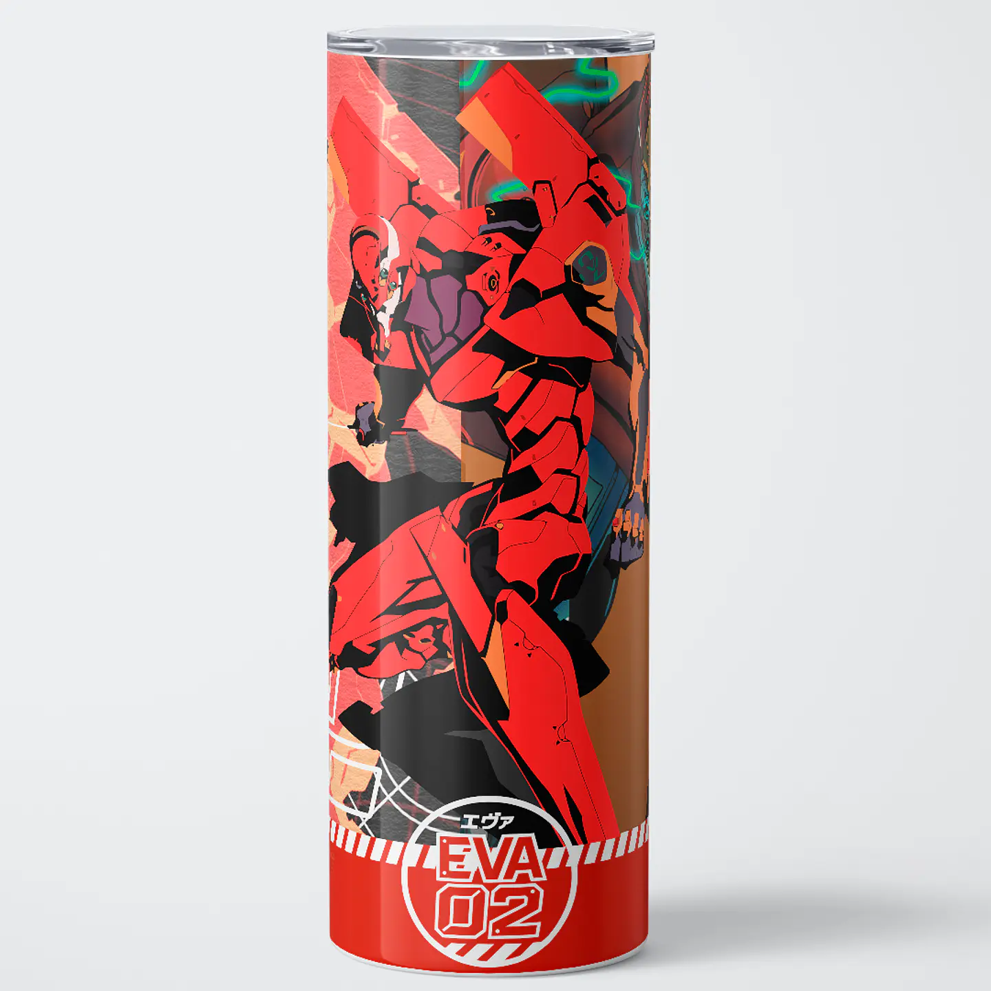 Vaso térmico 600ml - Diseño EVA Crimson Impact 1