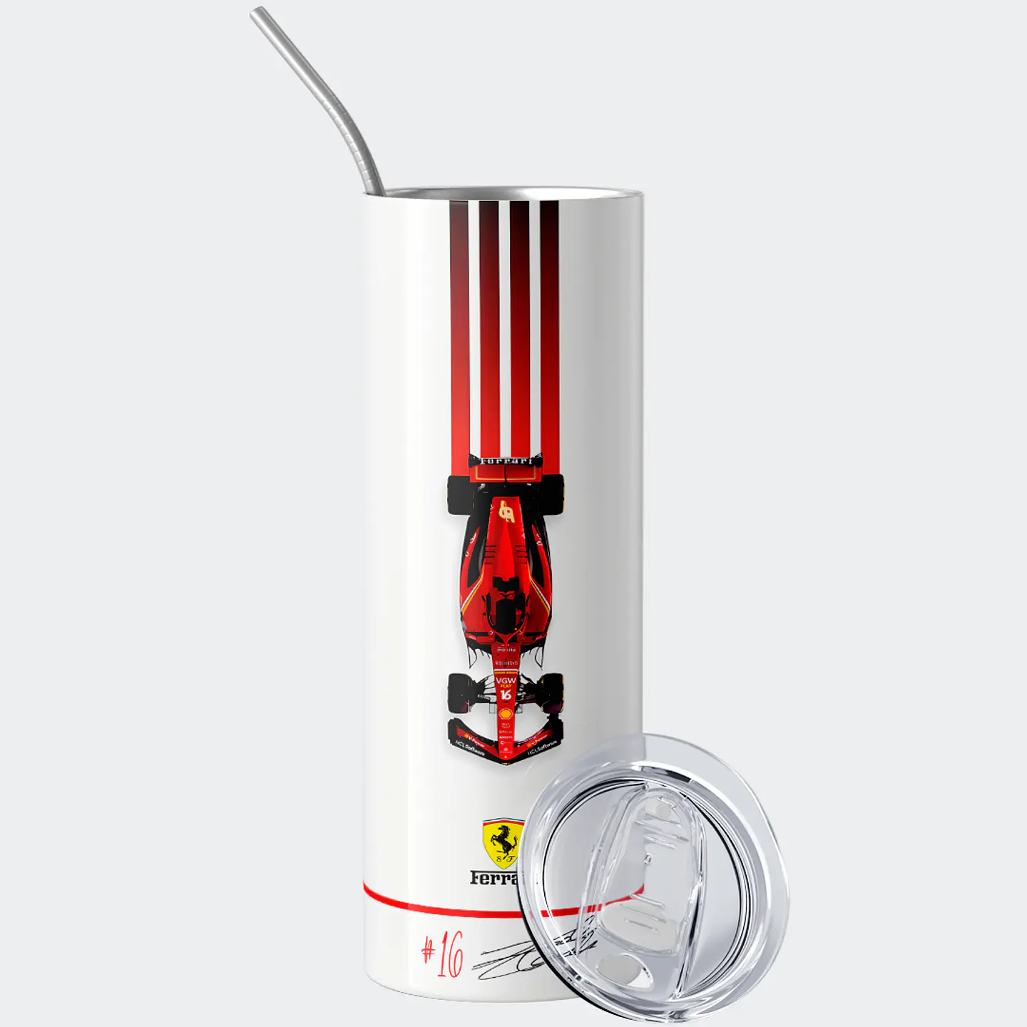 Vaso térmico 600ml - Diseño Ferrari Pole Line 2
